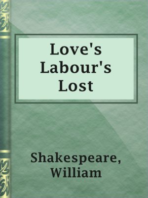 Love's Labour's Lost - ebook